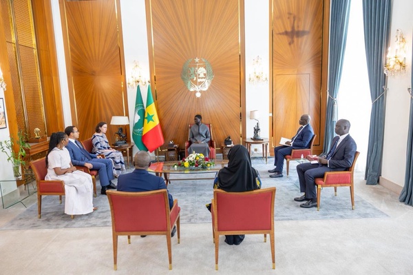 Sénégal-FMI: Bassirou Diomaye Faye reçoit la délégation du Fonds monétaire international au Palais