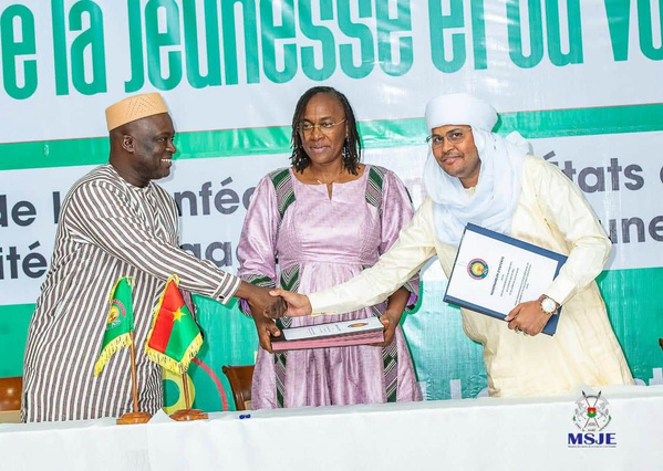 Alliance des États du Sahel: Un mémorandum d'entente signé à Ouagadougou pour sceller la coopération de la jeunesse et du volontariat