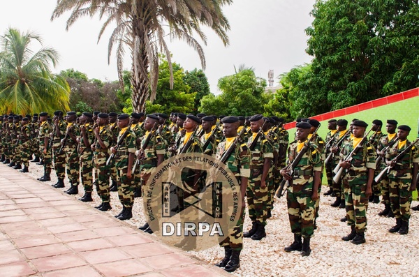 Forces Armées : Le contingent 2026/2 du 12ᵉ Bataillon d'Instruction de Bango reçoit son drapeau