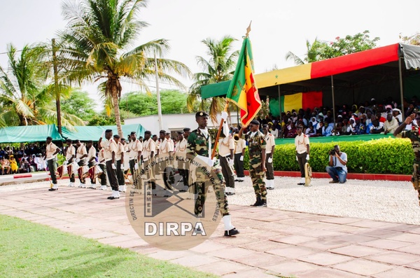 Forces Armées : Le contingent 2026/2 du 12ᵉ Bataillon d'Instruction de Bango reçoit son drapeau