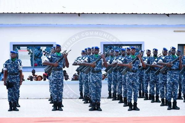 Défense : 415 gendarmes-auxiliaires du contingent 2026/2 présentés au drapeau à Kébémer