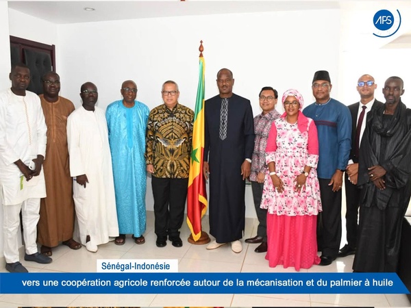 Sénégal-Indonésie : vers un nouveau partenariat agricole axé sur la mécanisation et la souveraineté alimentaire