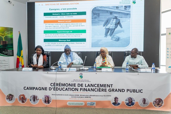 Inclusion financière & Économie sociale : Le MMESS lance une campagne nationale d'éducation financière à Diamniadio