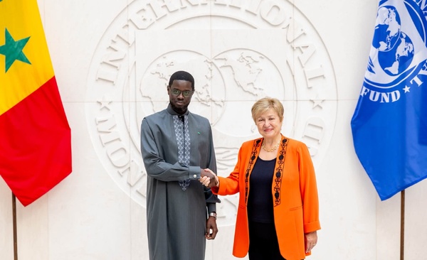 Diplomatie économique : Le Président Bassirou Diomaye Faye s'entretient à Washington avec Kristalina Georgieva (FMI) Diplomatie économique : Le Président Bassirou Diomaye Faye s'entretient à Washington avec Kristalina Georgieva (FMI)