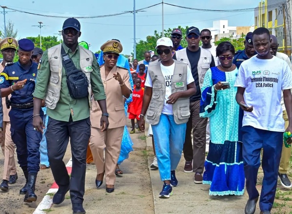 Développement territorial : La Ministre Djirèye Clotilde Coly en tournée à Fatick pour promouvoir la jeunesse, le sport et la citoyenneté