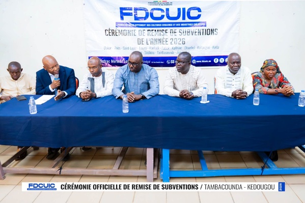 FDCUIC : des subventions pour soutenir les acteurs culturels de Tambacounda et Kédougou FDCUIC : des subventions pour soutenir les acteurs culturels de Tambacounda et Kédougou