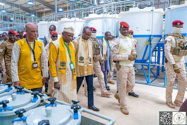 Burkina Faso : le Capitaine Ibrahim Traoré inaugure RAFFINOR-BF, la première raffinerie d'or du pays