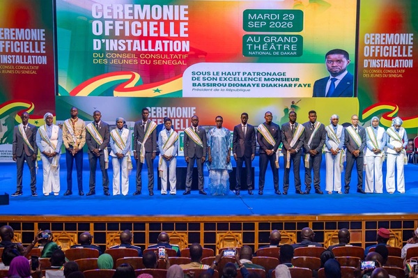 Jeunesse : Bassirou Diomaye Faye installe le Conseil consultatif des Jeunes du Sénégal