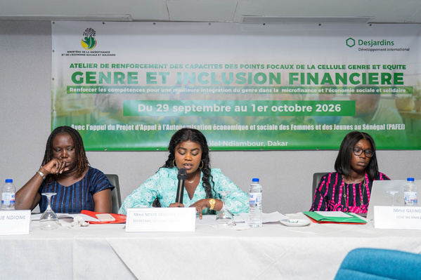 Genre, équité et inclusion financière : Le MMESS renforce les compétences de ses cadres pour l'autonomisation des femmes et des jeunes