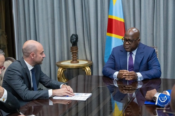 RDC-France : Félix Tshisekedi reçoit Jean-Noël Barrot à Kinshasa sur fond de crise sécuritaire et sanitaire
