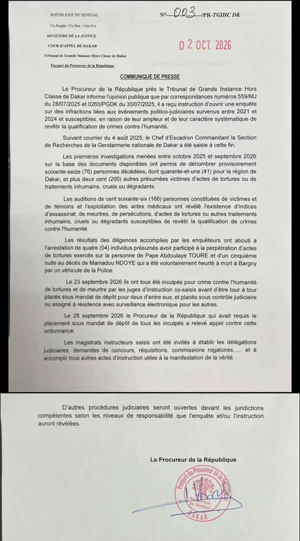 Babacar Ba, le Forum du Justiciables salue l'enquête et réclame toute la lumière sur l'attentat du bus Tata de Yarakh