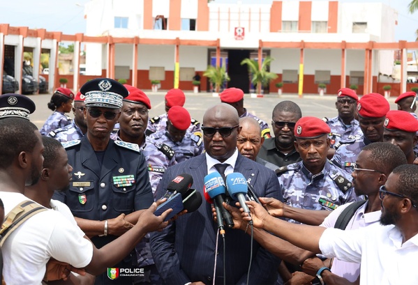 Police nationale : Mouhamadou Makhtar Cissé inspecte les unités du camp Abdou Diassé