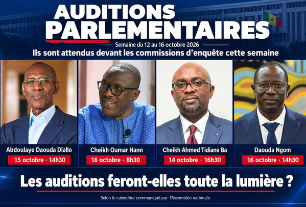 Assemblée nationale: Abdoulaye Daouda Diallo, Cheikh Oumar Hann et plusieurs ex-ministres attendus devant les commissions d'enquête