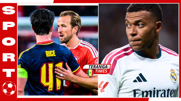 Ligue des champions: Mbappé, Kane et Rice dans l’équipe type de la troisième journée