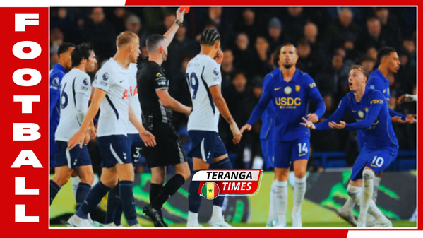 Angleterre: Tottenham s’impose 2-0 à Chelsea, Palmer expulsé Angleterre: Tottenham s’impose 2-0 à Chelsea, Palmer expulsé