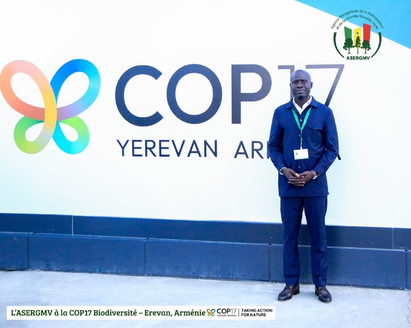 COP17 Biodiversité: L'ASERGMV représente le Sénégal à Erevan pour promouvoir la Grande Muraille Verte