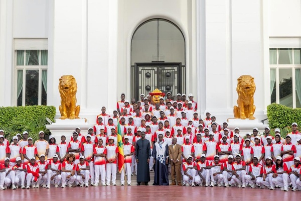 JOJ Dakar 2026 : Cérémonie de remise du drapeau à la Team Sénégal au Palais présidentiel JOJ Dakar 2026 : Cérémonie de remise du drapeau à la Team Sénégal au Palais présidentiel