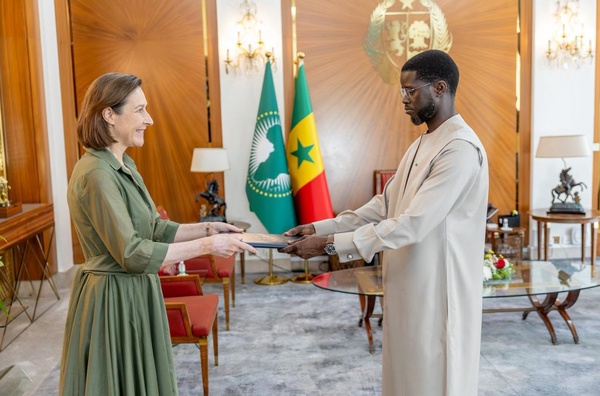 Sénégal-UE: Aude Maio-Coliche présente ses lettres de créance au Président Bassirou Diomaye Faye