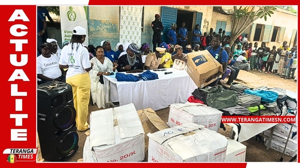 Oussouye : 300 kits scolaires distribués par la Fondation Anne-Marie Dione