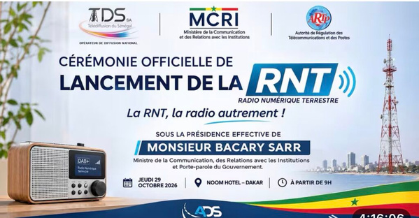 Sénégal : lancement officiel de la radio numérique terrestre Sénégal : lancement officiel de la radio numérique terrestre