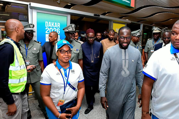 JOJ Dakar 2026: Le ministre Abdoul Ahad Ndiaye inspecte le dispositif de l'AIBD