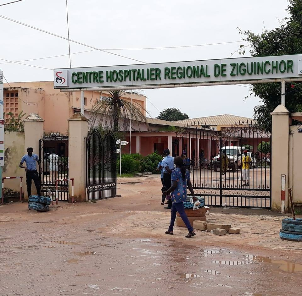 Centre hospitalier régional de Ziguinchor : deux services fermés, le personnel médical tire la sonnette d’alarme