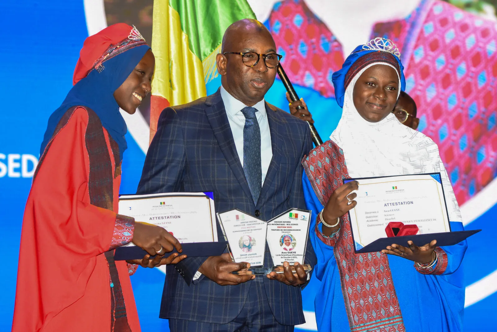 Concours Miss Mathématiques & Miss Sciences 2025 : Awa Guèye et Aminata Niane à l’honneur
