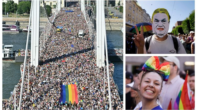 Hongrie : À Budapest, une marche des fiertés géante défie Viktor Orban malgré l’interdiction