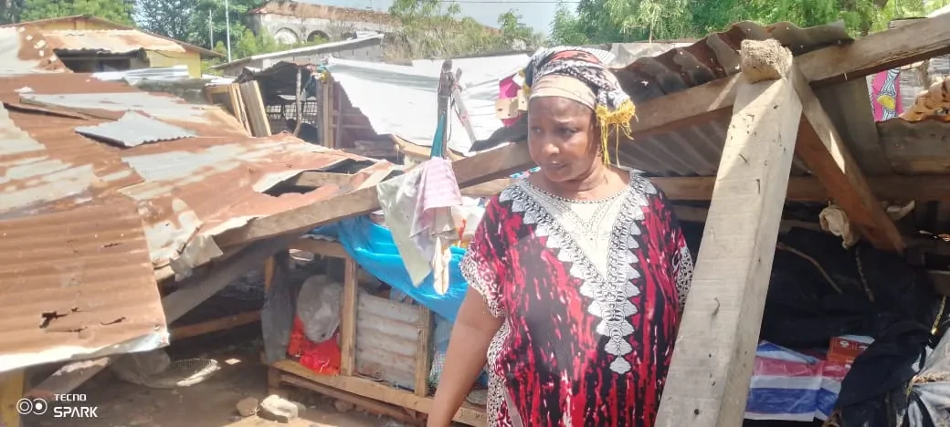 Sédhiou : colère des commerçants après l’effondrement des étals du marché central