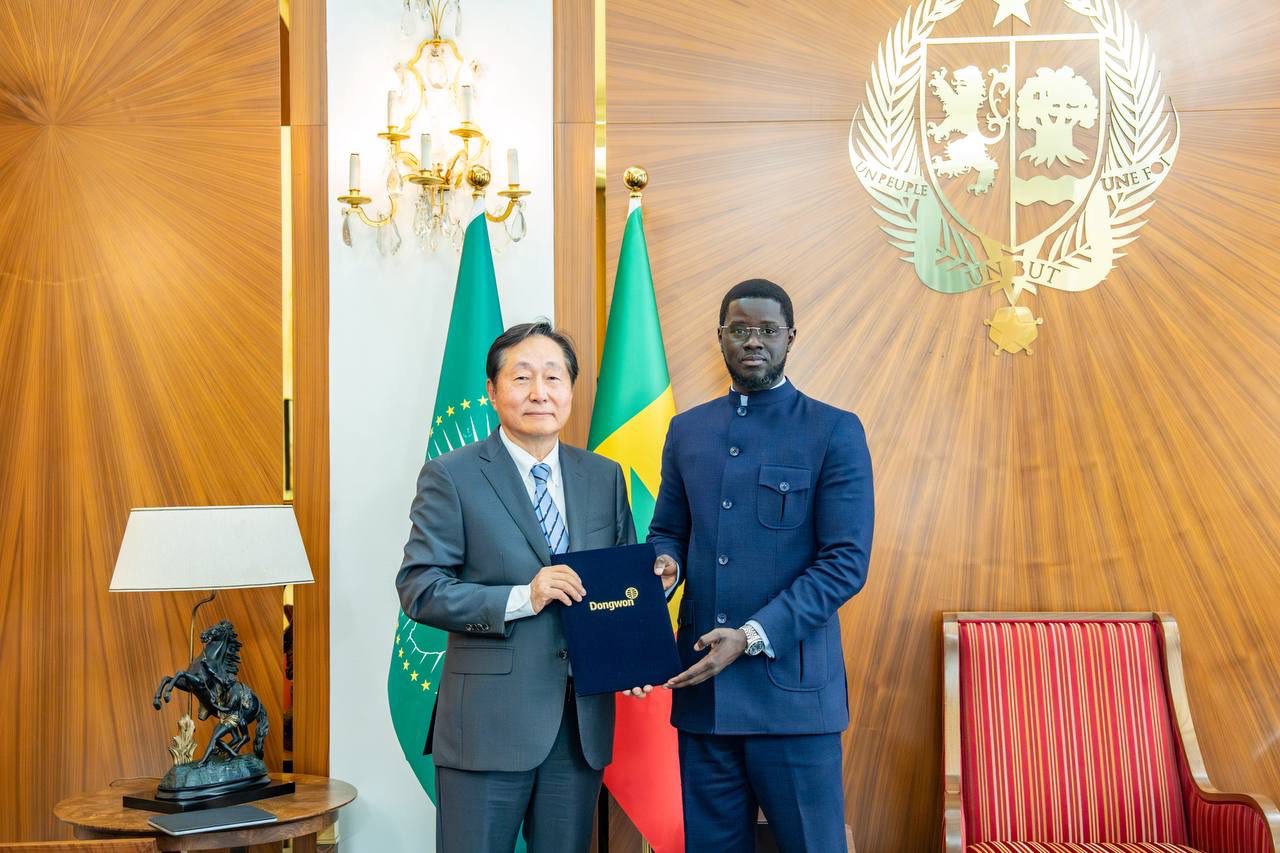 Son vice-président reçu par le Président Faye : Le groupe coréen Donewon veut investir dans la transformation halieutique au Sénégal