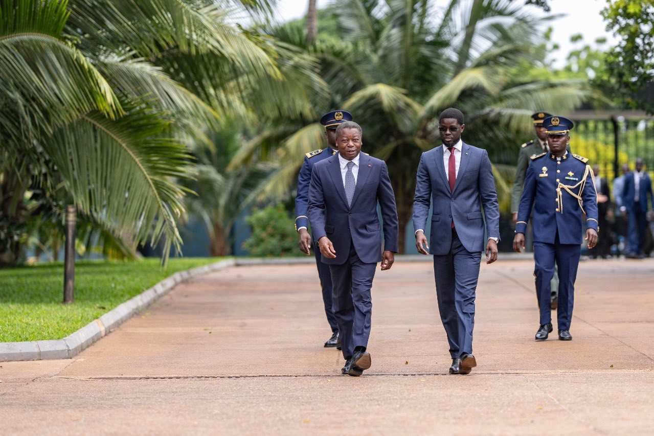 Coopération sénégalo-togolaise : Bassirou Diomaye Faye en visite officielle à Lomé