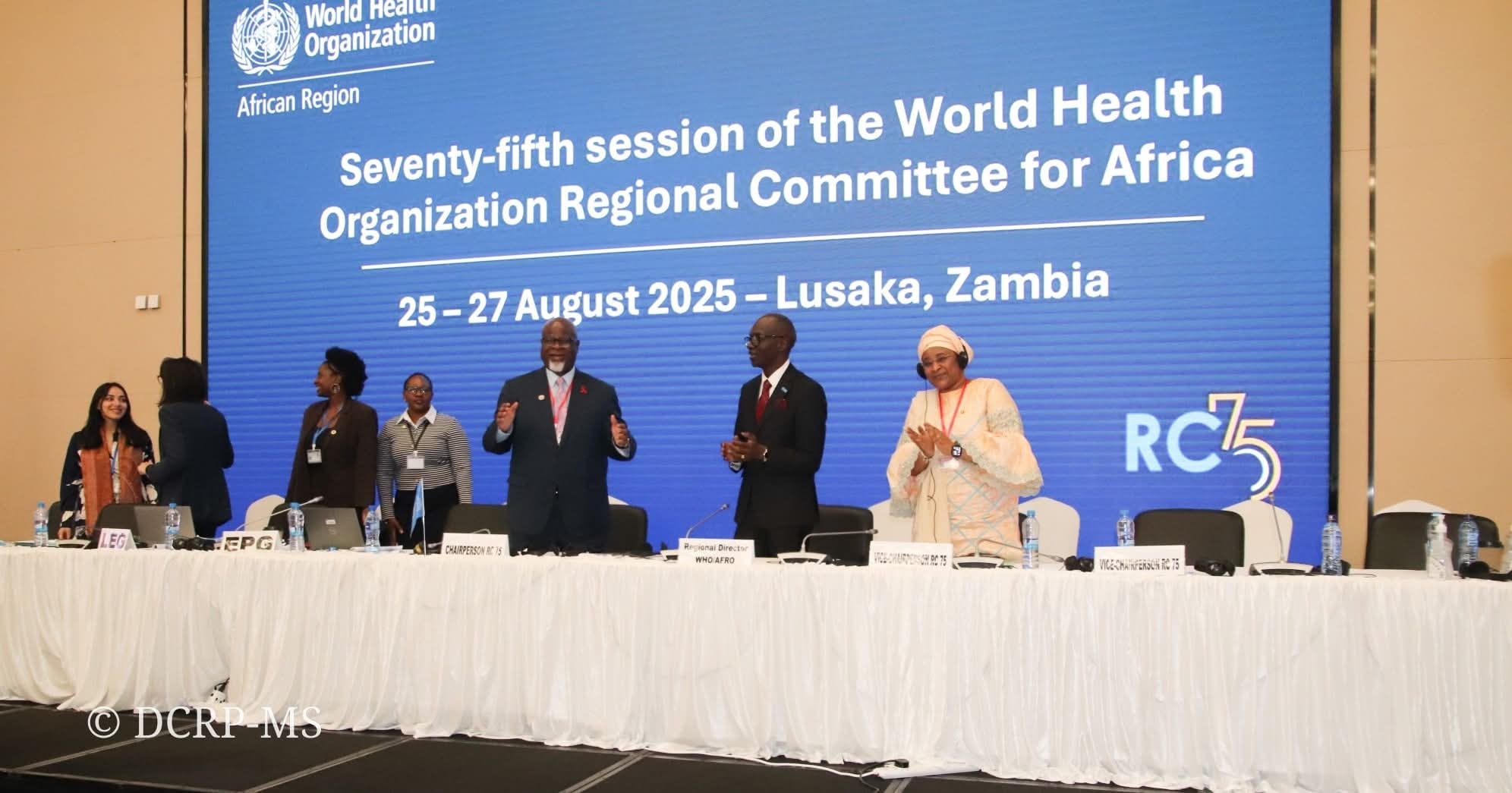 Clap de fin de la 75e session de l’OMS Afrique : le Burkina Faso se félicite de sa participation active