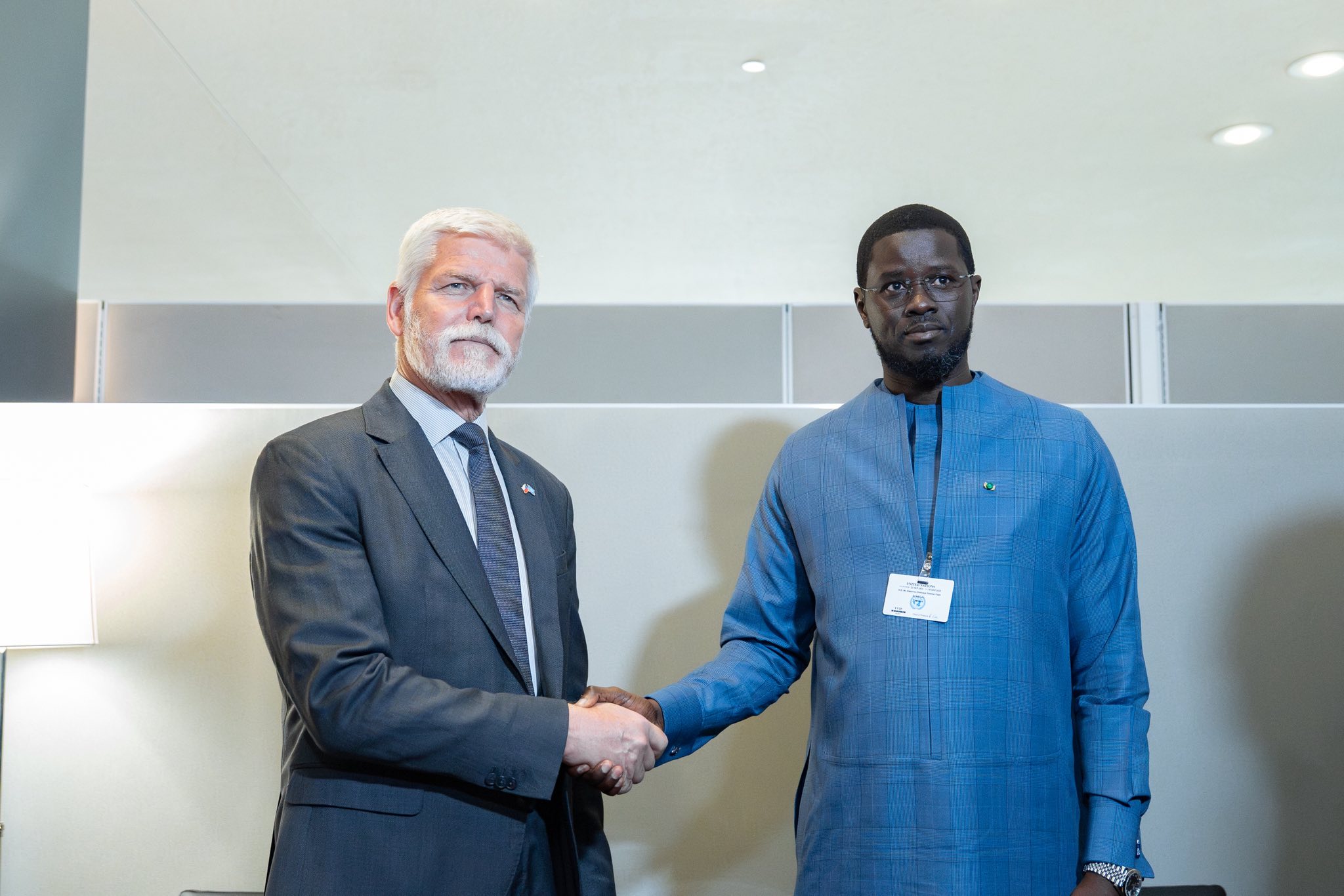 AGNU 80 : Le Président Bassirou Diomaye Faye échange avec le Président tchèque Petr Pavel sur le renforcement de la coopération bilatérale