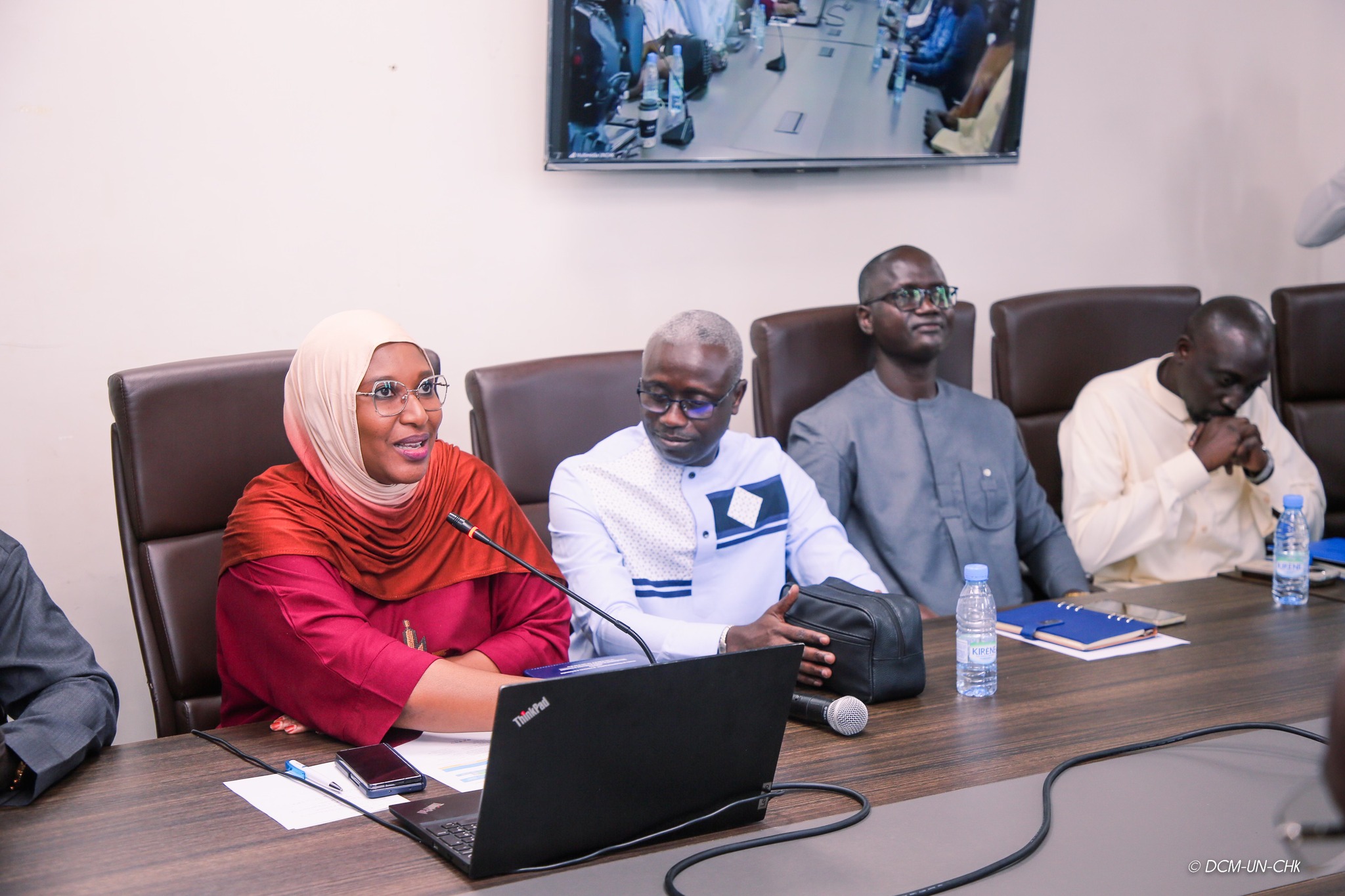 Le Ministre Daouda Ngom en visite à l’Université numérique Cheikh Hamidou Kane