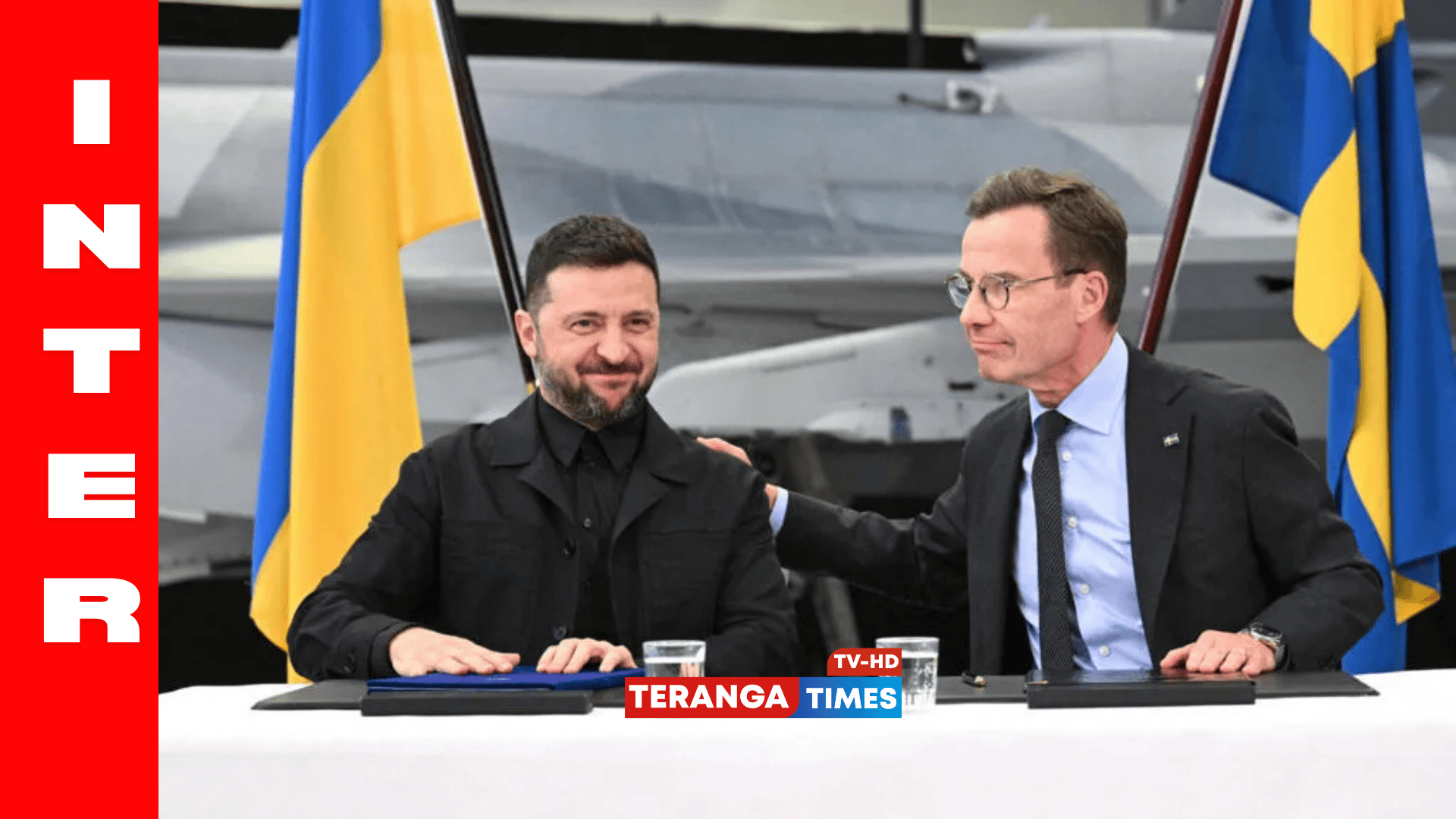 Ukraine: Zelensky signe un contrat d’armement en Suède