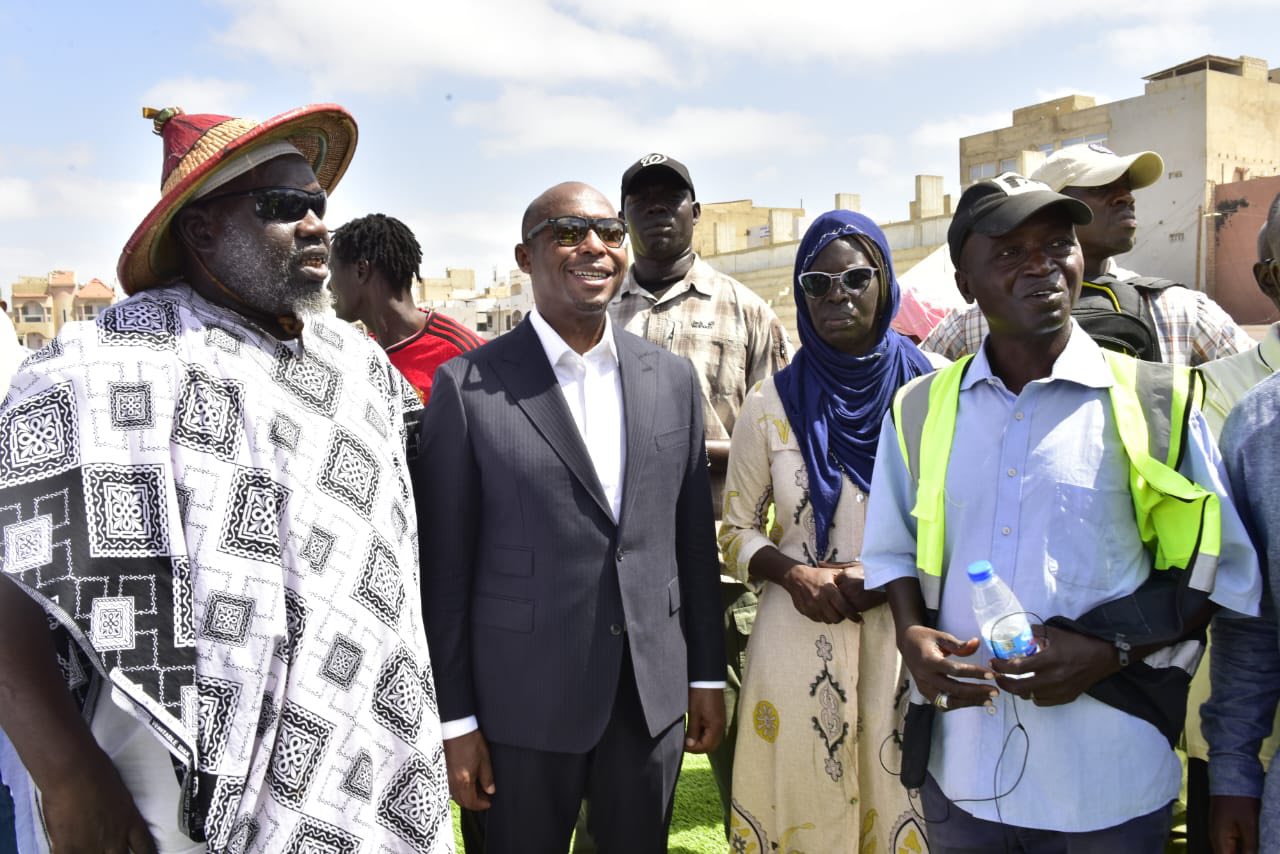 Barthelemy Dias visite le chantier du stade de Cambérène: “Dakar bi ñu bokk” poursuit sa dynamique de modernisation sportive