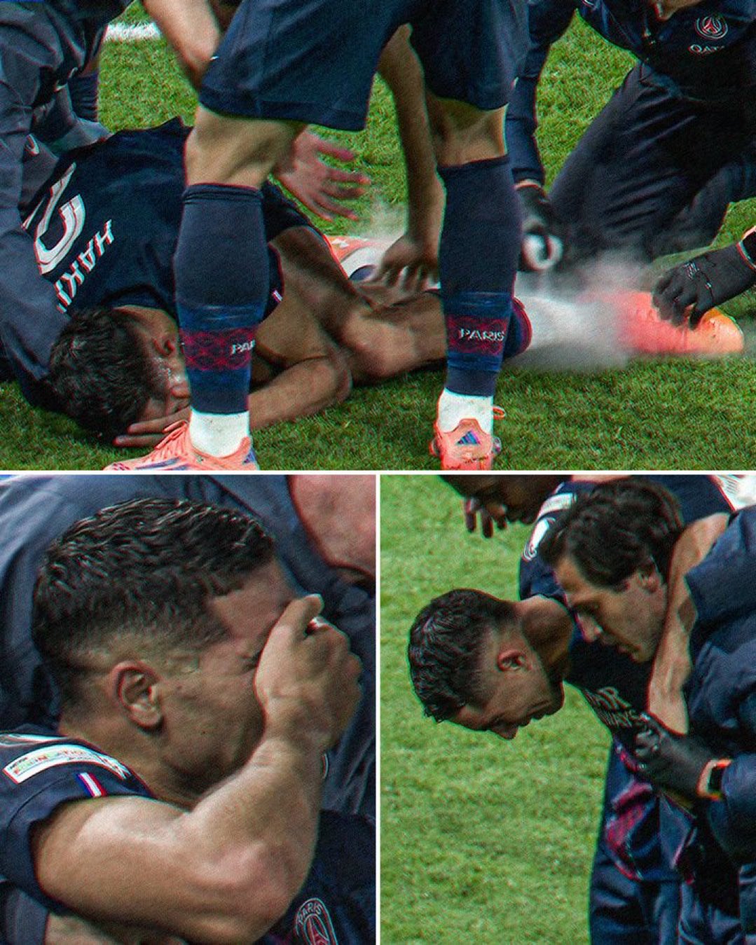 Blessure d’Achraf Hakimi au PSG: le Maroc retient son souffle avant la CAN 2025