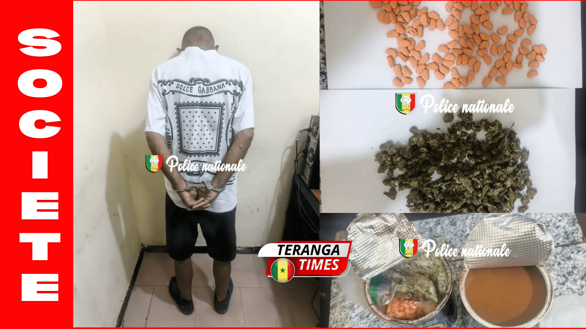 Interpellation à Ziguinchor pour trafic d’ecstasy et de skunk