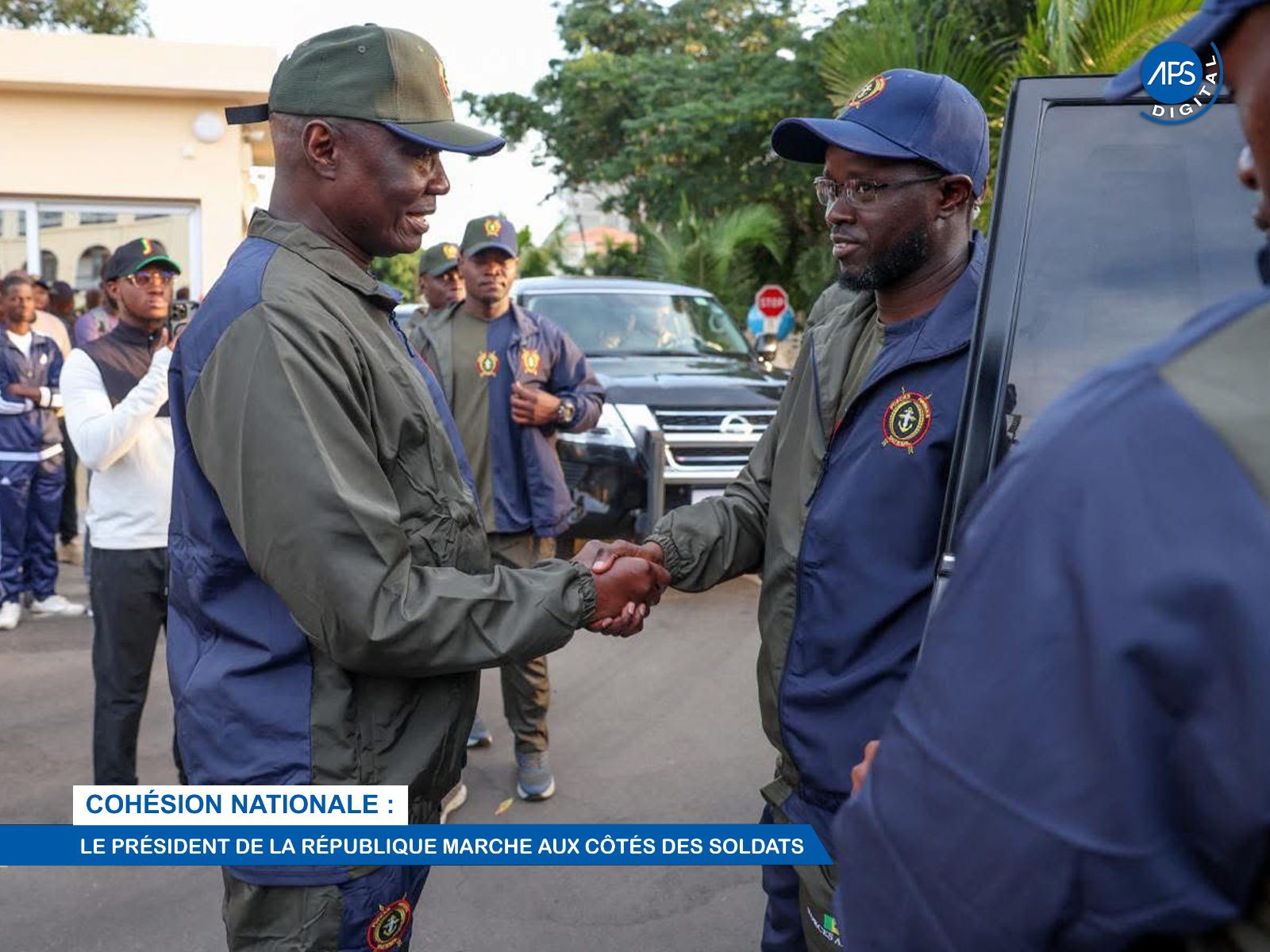 Diomaye Faye marche aux côtés des Forces armées pour réaffirmer cohésion et résilience nationales