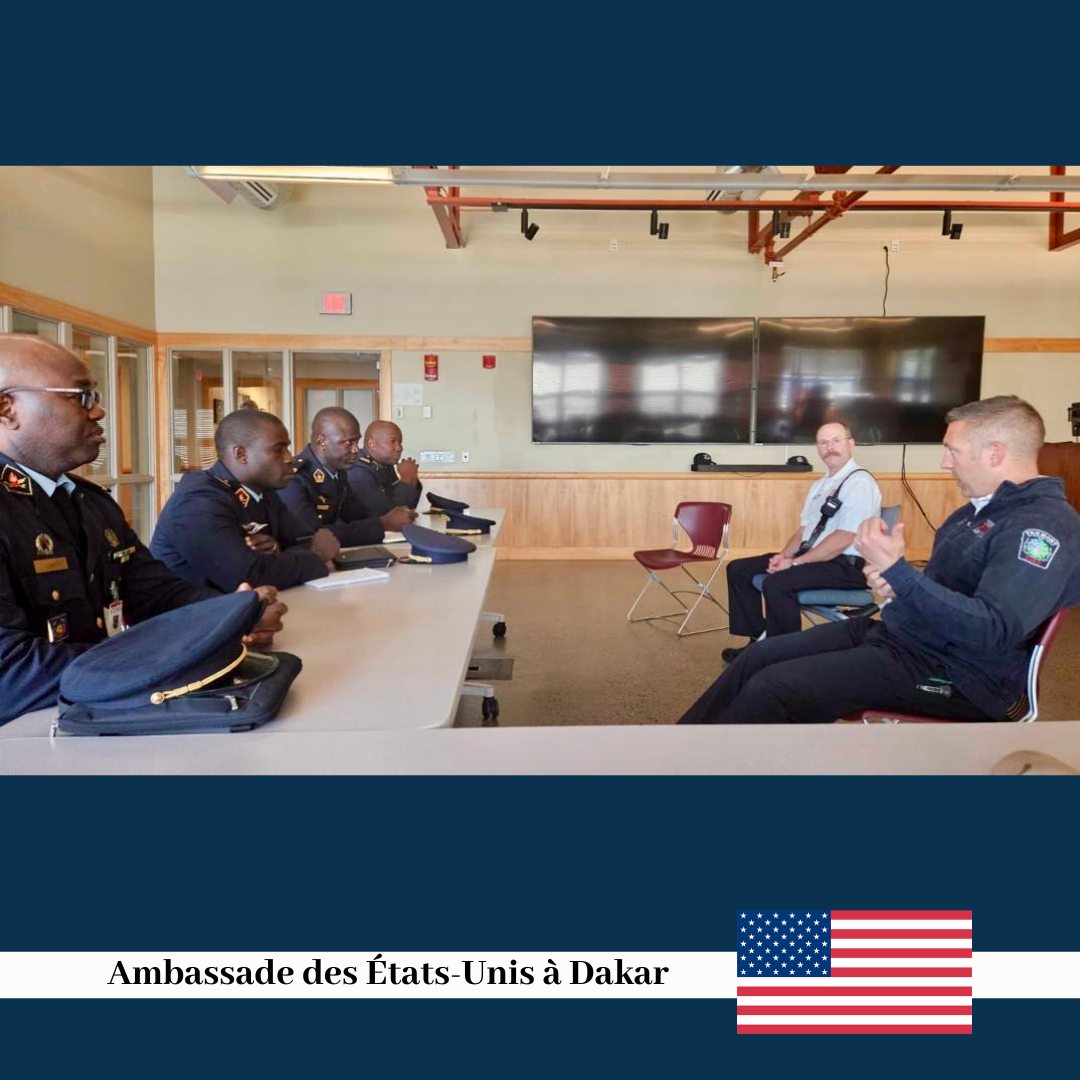 Echange sénégal-états-unis: les sapeurs-pompiers sénégalais se forment aux techniques d’urgence avec la garde nationale du vermont