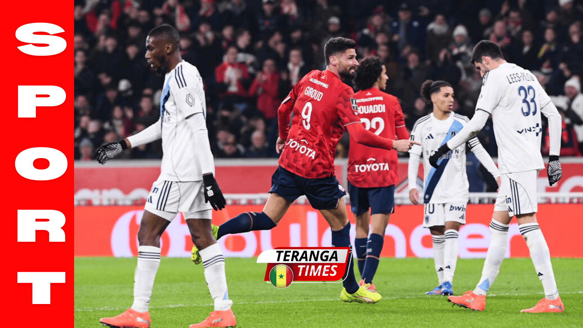 Olivier Giroud relance Lille face au Paris FC avec un doublé décisif