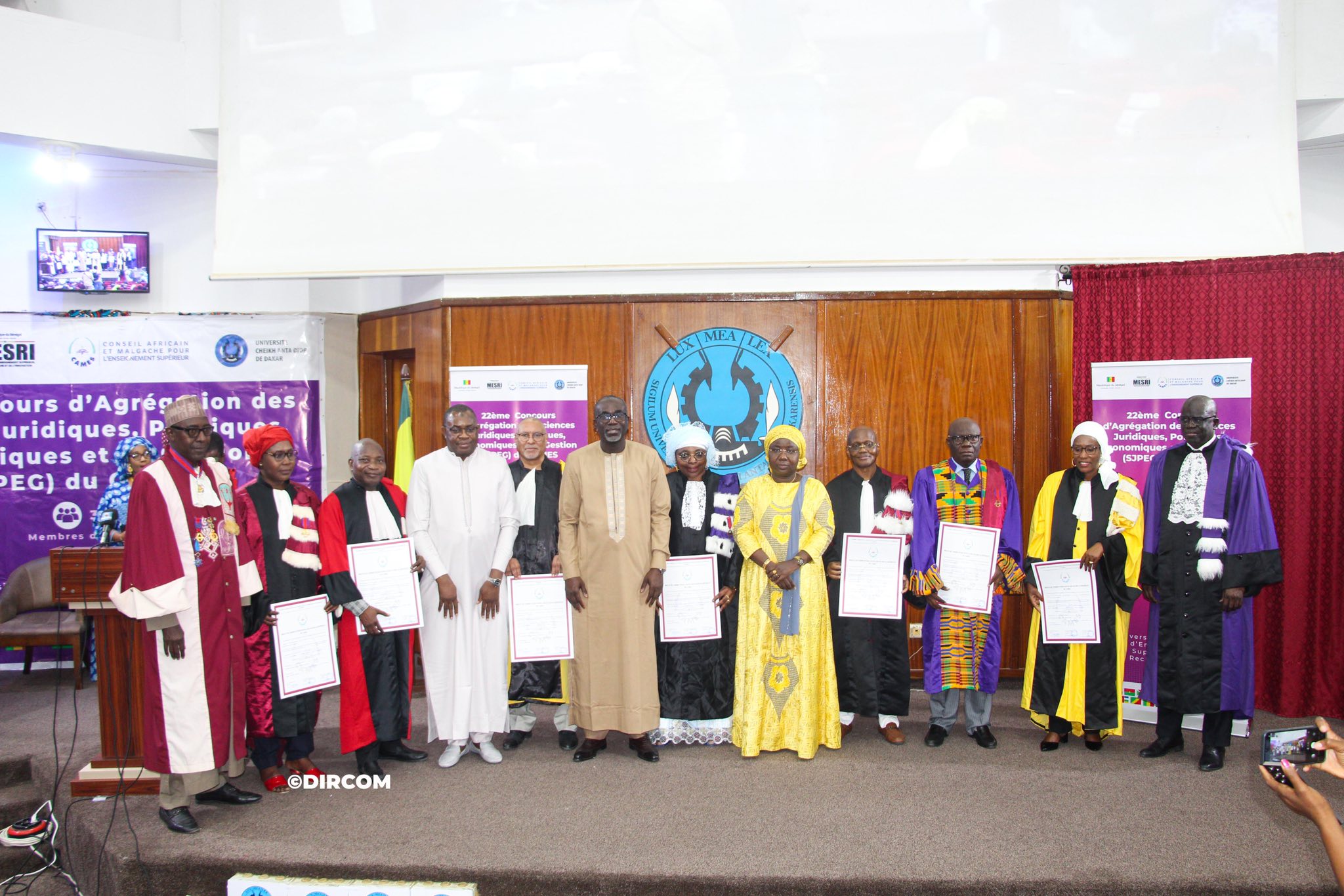 22e concours d’agrégation du cames à l’ucad : un taux de réussite record et une fierté académique sénégalaise