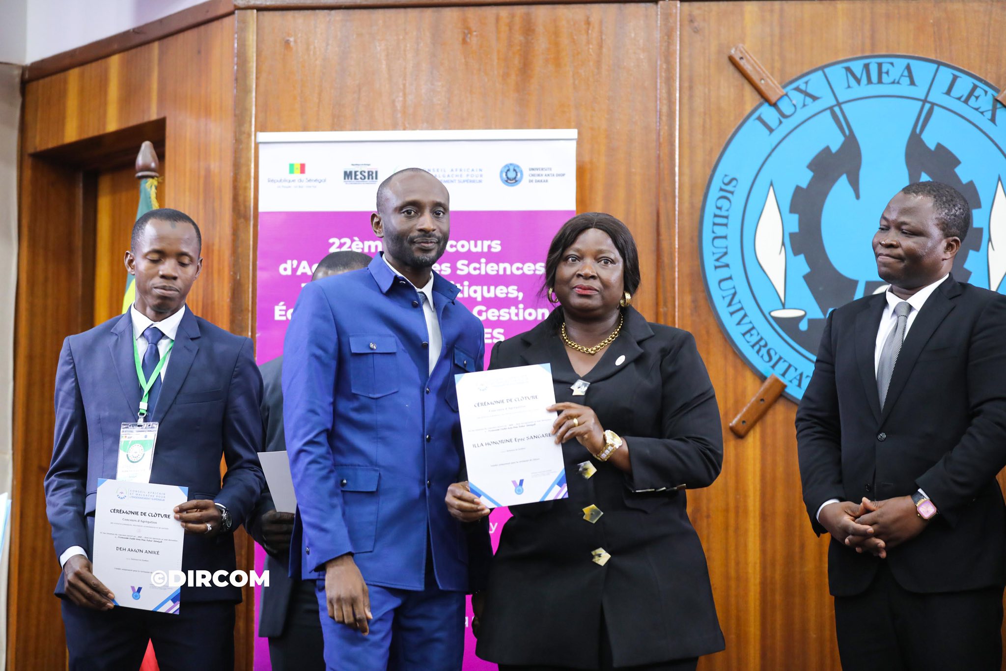 22e concours d’agrégation du cames à l’ucad : un taux de réussite record et une fierté académique sénégalaise