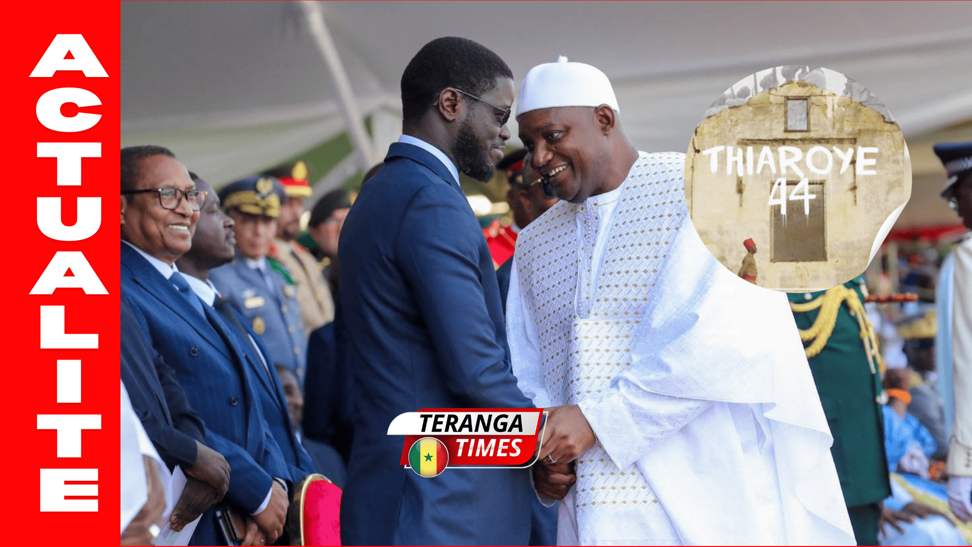 Commémoration Thiaroye 44: Adama Barrow rappelle les liens indéfectibles entre la Gambie et le Sénégal