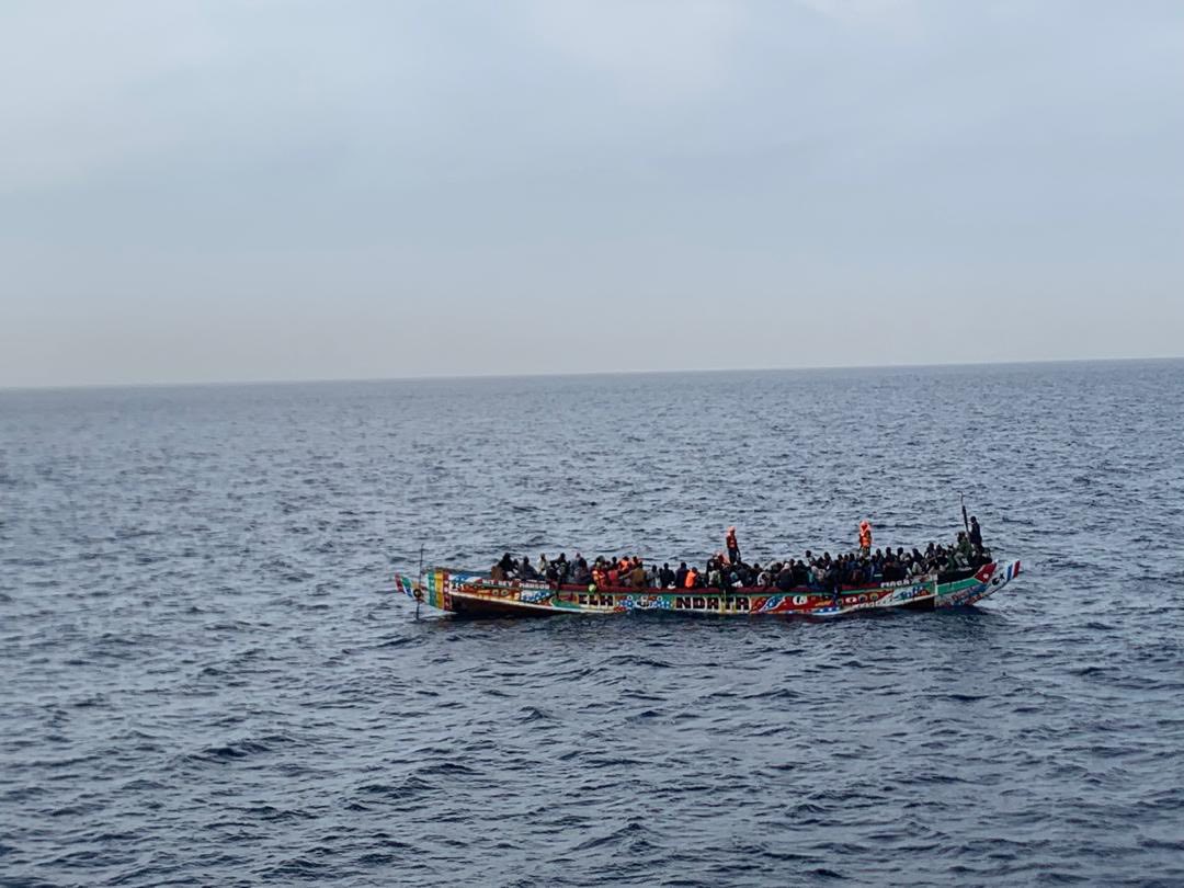 238 migrants secourus par la Marine nationale au large de Dakar