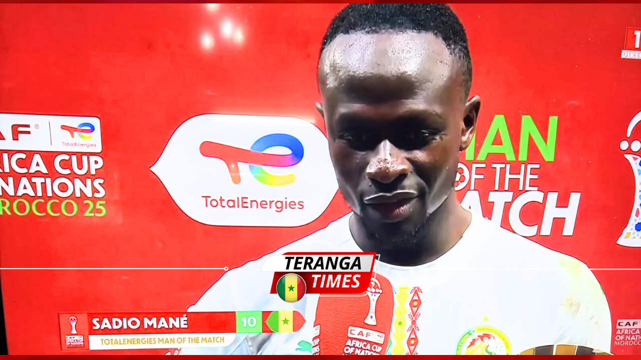 CAN 2025 : après le nul face à la RDC, Sadio Mané prône la maîtrise et l’humilité