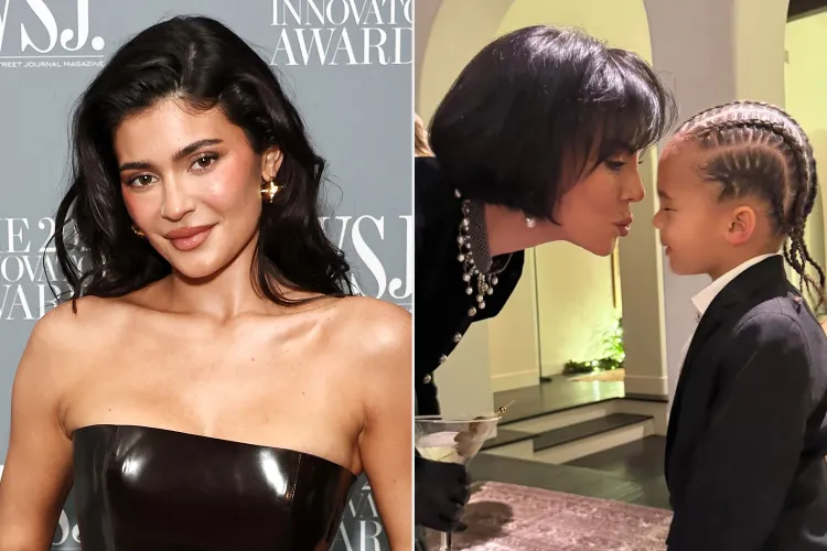 Kylie Jenner partage les fêtes de Noël en famille — avec du papier cadeau personnalisé pour Stormi et Aire