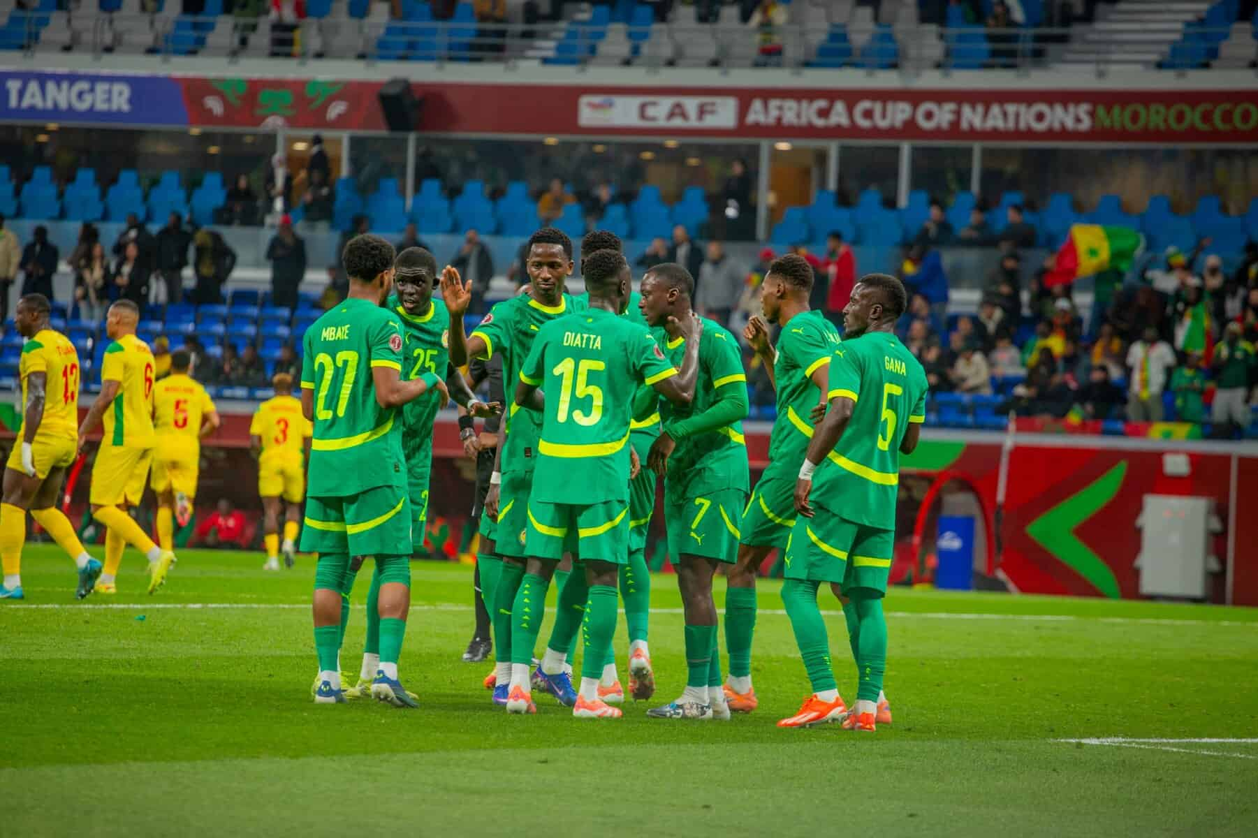 CAN 2025: Le Sénégal renverse le Soudan et mène 2-1 à la pause grâce à un doublé de Pape Gueye