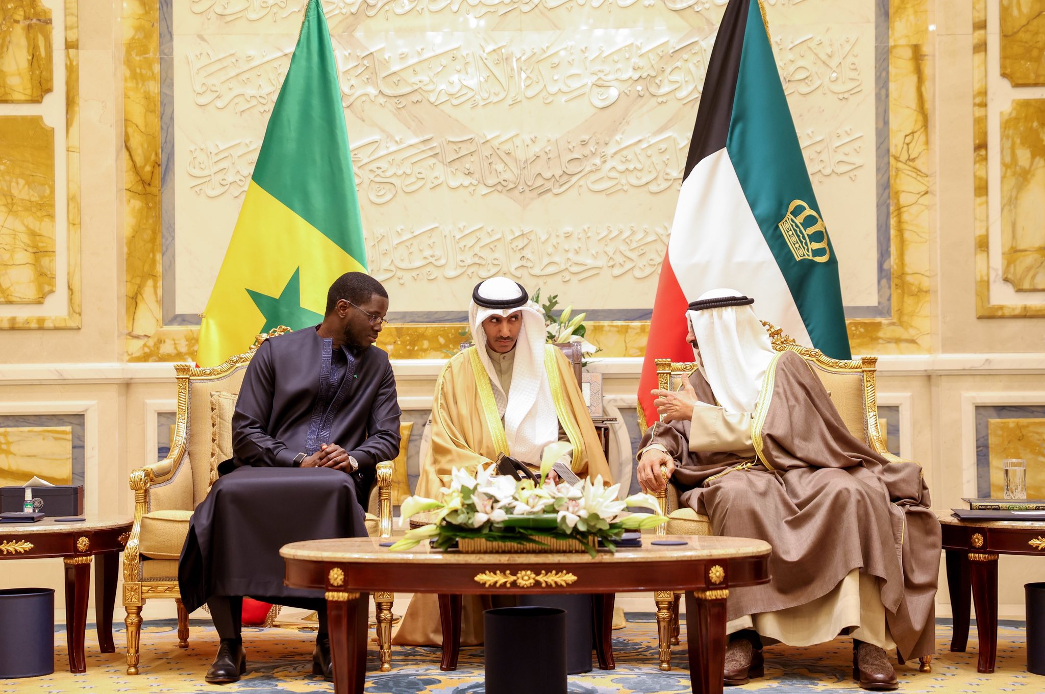 Koweït–Sénégal : Bassirou Diomaye Faye reçu avec les honneurs au Palais Bayan