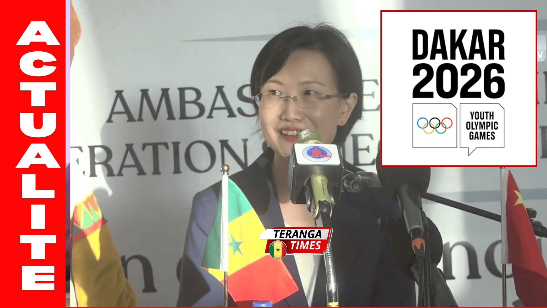 JOJ Dakar 2026 : la Chine mise sur le tennis de table pour renforcer son partenariat avec le Sénégal